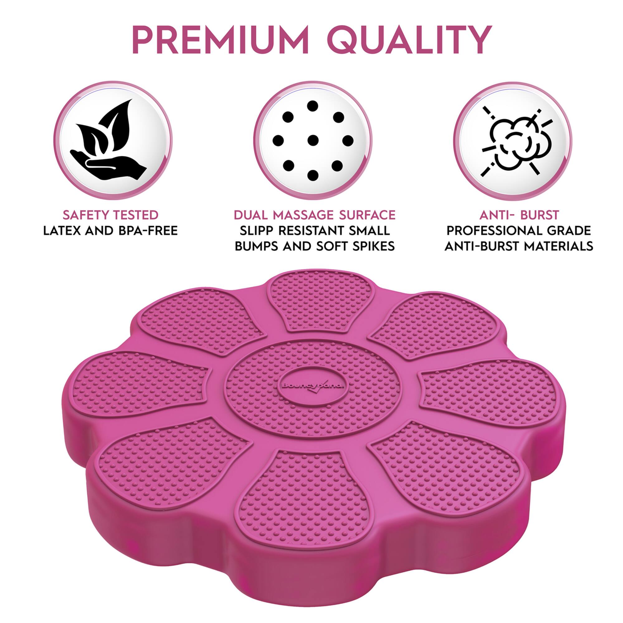 Bouncyband® Rose Flower Wiggle Seat Sensory Cushion